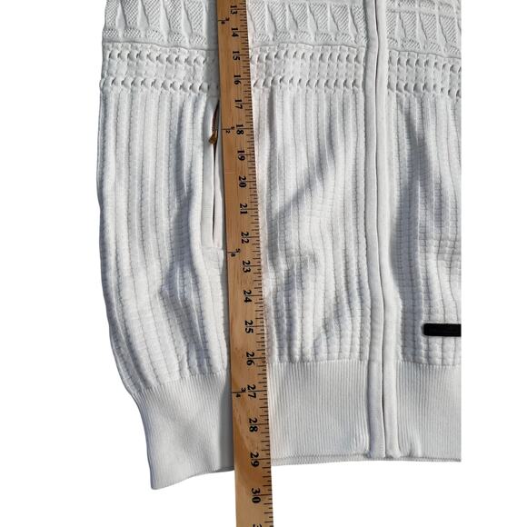 DIAMOND SUPPLY CO. Women's Quartz Varsity White Cardigan Sz L NWT - Picture 9 of 10